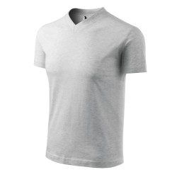 Tricou V-neck 102 - gri deschis