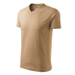 Tricou V-neck 102 - nisip