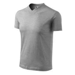 Tricou V-neck 102 - gri închis
