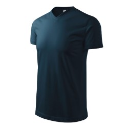 Tricou Heavy V-neck 111 - albastru marin