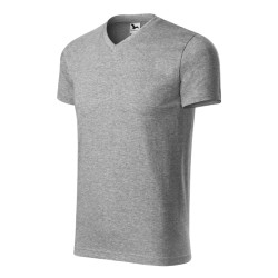 Tricou Heavy V-neck 111 - gri închis