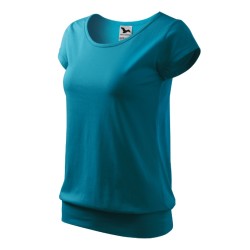 Tricou City 120 - turcoaz închis