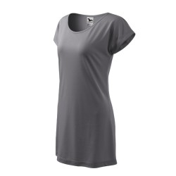 Tricou Love 123 - gri metalic