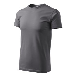 Tricou Basic 129 - gri metalic