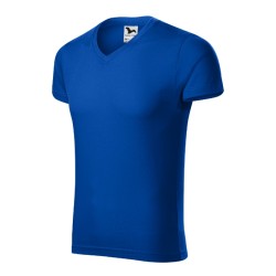 Tricou Slim Fit V-neck 146 - albastru regal