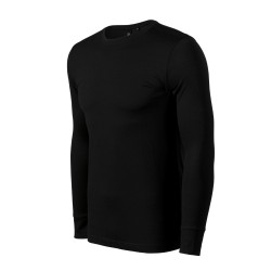 Tricou Merino Rise LS 159 - negru