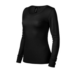 Tricou Merino Rise LS 160 - negru