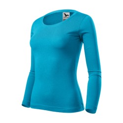 Tricou Fit-T LS 169 - turcoaz