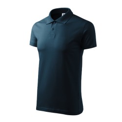 Tricou polo Single J. 202 - albastru marin