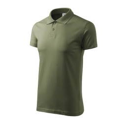 Tricou polo Single J. 202 - khaki