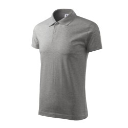 Tricou polo Single J. 202 - gri închis