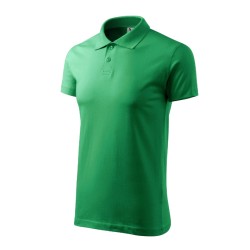 Tricou polo Single J. 202 - verde mediu