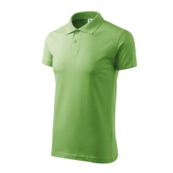 Tricou polo Single J. 202 - verde iarbă