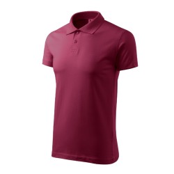 Tricou polo Single J. 202 - garnet