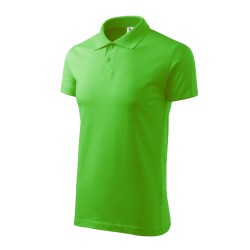 Tricou polo Single J. 202 - verde măr