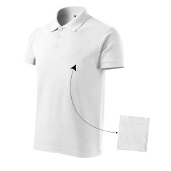 Tricou polo Cotton 212 - alb