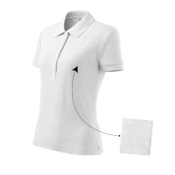 Tricou polo Cotton 213 - alb