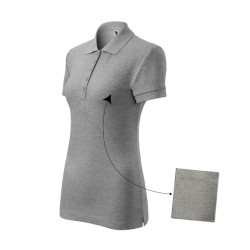 Tricou polo Cotton 213 - gri închis