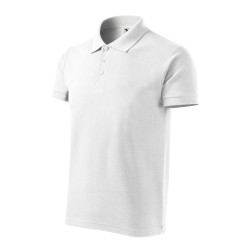 Tricou polo Cotton Heavy 215 - alb