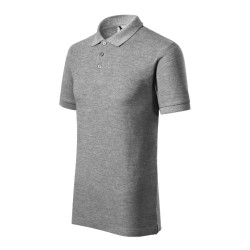 Tricou polo Cotton Heavy 215 - gri închis