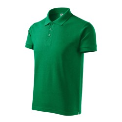Tricou polo Cotton Heavy 215 - verde mediu