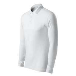 Tricou polo Pique Polo LS 221 - alb