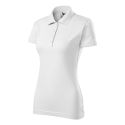 Tricou polo Single J. 223 - alb