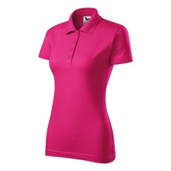 Tricou polo Single J. 223 - purpuriu