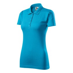 Tricou polo Single J. 223 - turcoaz