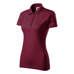 Tricou polo Single J. 223 - garnet