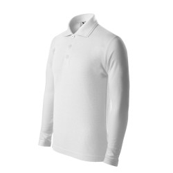 Tricou polo Pique Polo LS 241 - alb