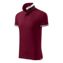 Tricou polo Collar Up 256 - garnet