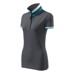 Tricou polo Collar Up 257 - antracit deschis