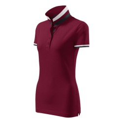 Tricou polo Collar Up 257 - garnet