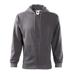 Hanorac Trendy Zipper 410 - gri metalic
