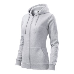 Hanorac Trendy Zipper 411 - gri deschis