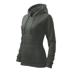 Hanorac Trendy Zipper 411 - gri ardezie