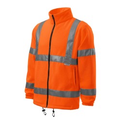Fleece HV Fleece Jacket 5V1 - portocaliu reflectorizant