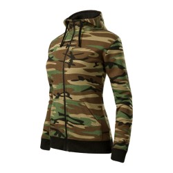 Hanorac Camo Zipper C20 - camuflaj maro