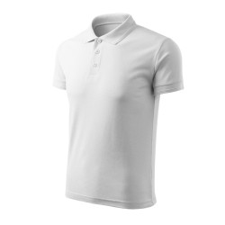 Tricou polo Pique Polo Free F03 - alb