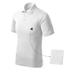 Tricou polo Resist Heavy Polo R20 - alb 00 (brand label)