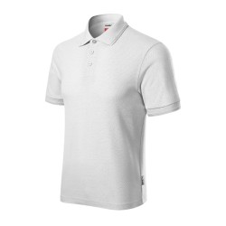 Tricou polo Reserve R22 - alb 00 (brand label)