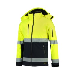Jachetă/Vestă Bi-color EN ISO 20471 Softshell T52 - galben reflectorizat
